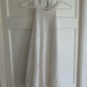 White lace dress